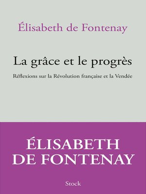 cover image of La grâce et le progrès